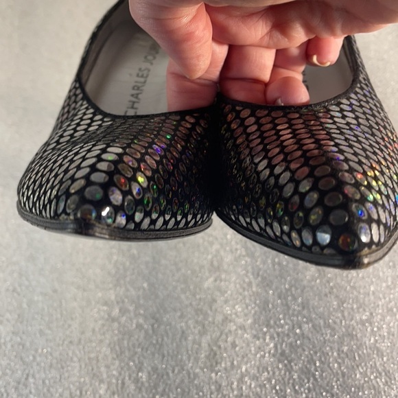 Charles Jourdan heels iridescent sparkle GBS (flawed) - Picture 3 of 13